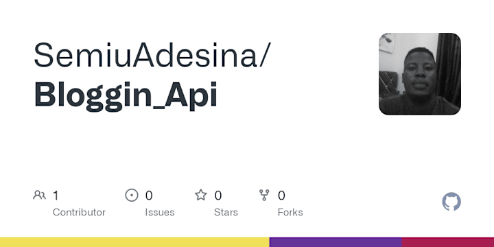 Cover image for SemiuAdesina/Bloggin_Api