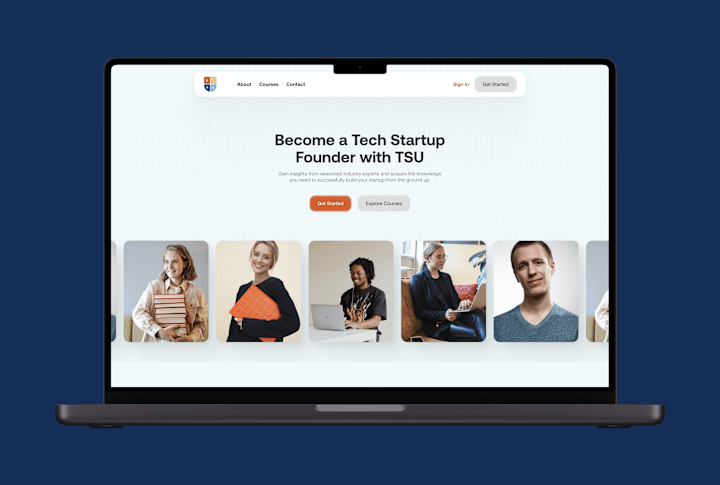 Cover image for Tech startup university [TSU] : Web design 