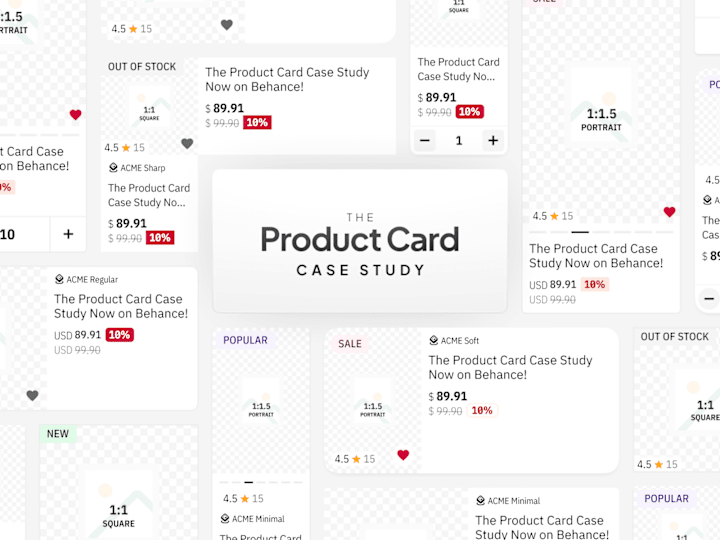 Cover image for The Product Card — Case Study