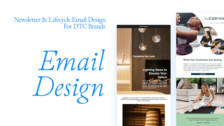 Cover image for Figma + Klaviyo | Newsletter Design