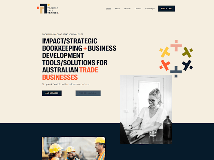 Cover image for Trouble-Free Tradies