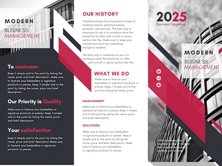 Cover image for Custom Brochure Design: Corporate Theme