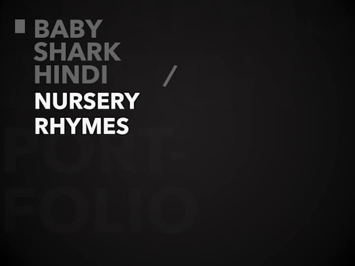 Cover image for Baby Shark in Hindi | बेबी शार्क | Song For Kids | Nursery Rhym…