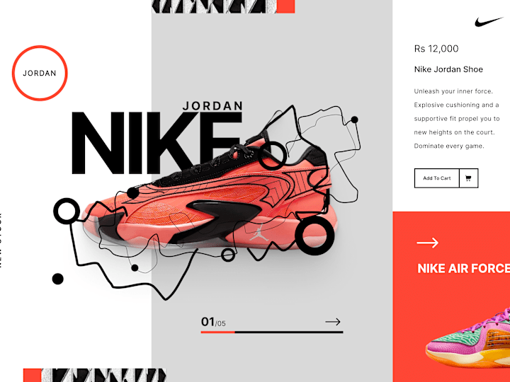 Cover image for Nike Shoe Landing Page