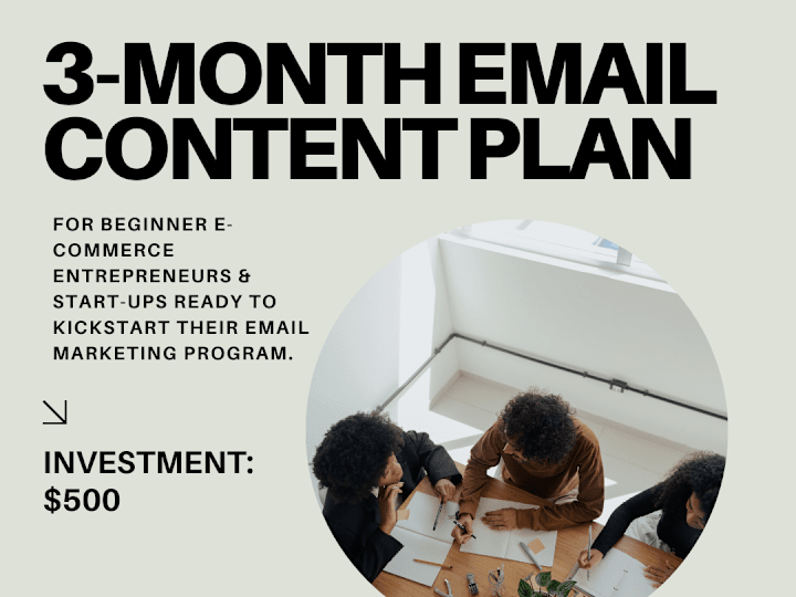 Cover image for 3-Month Email Marketing Content Plan