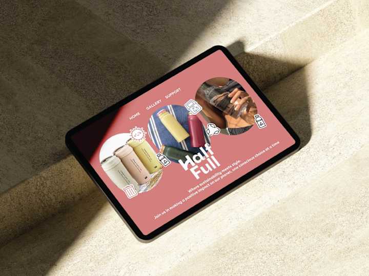 Cover image for HALF FULL | AN ECO-FRIENDLY BRAND