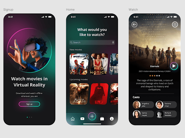 Cover image for AI-Powered Movie Streaming App 