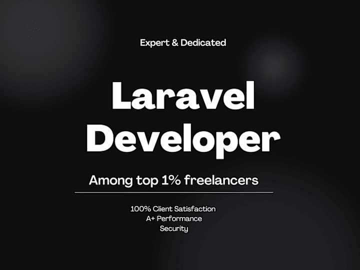 Cover image for Expert Laravel Developer