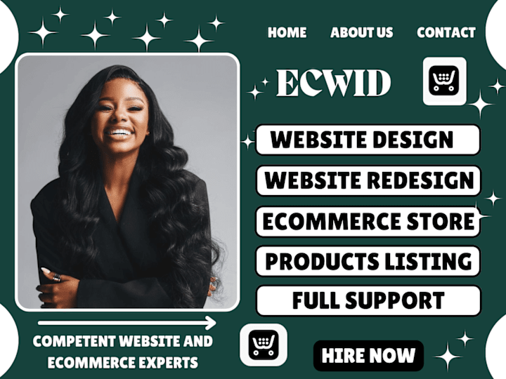 Cover image for Ecwid store design/ Ecwid specialist