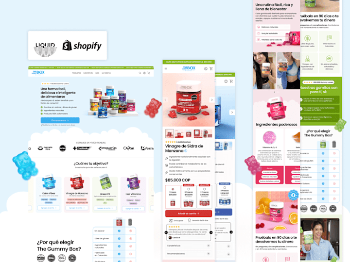 Cover image for E-commerce Design for LATAM's Leading Gummy Brand