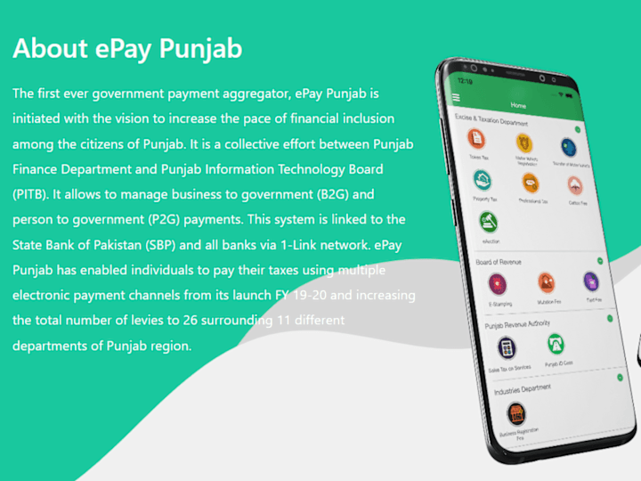 Cover image for ePay Punjab | Seamless Digital Payments | Spring Boot & Angular