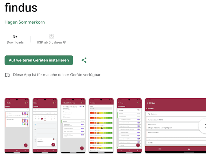 Cover image for Findus - Youth and Family Assistance App