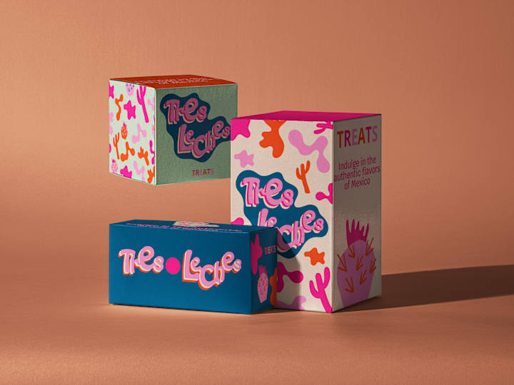 Cover image for Tres Leches Mexican Treats Brand Identity on Behance