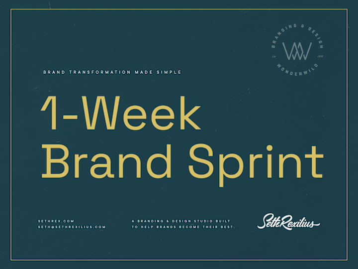 Cover image for 1-Week Brand Sprint