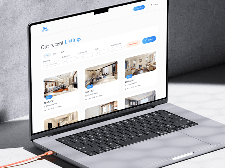 Cover image for Real Estate Website Ui Design