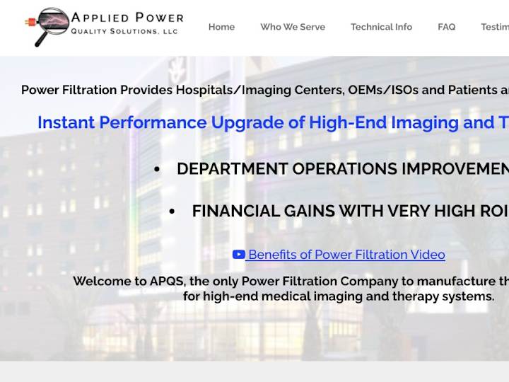 Cover image for Applied PQS Website