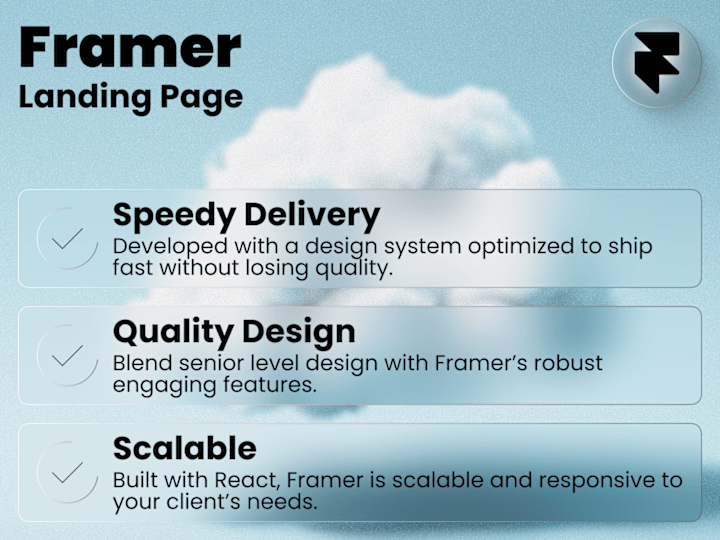 Cover image for Framer Landing Page Development