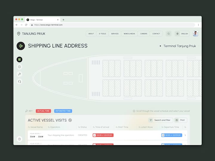 Cover image for Vesgo Terminal - Cargo Tracker Dashboard