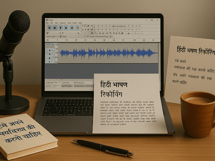 Cover image for Hindi Speech Recording for Language Projects