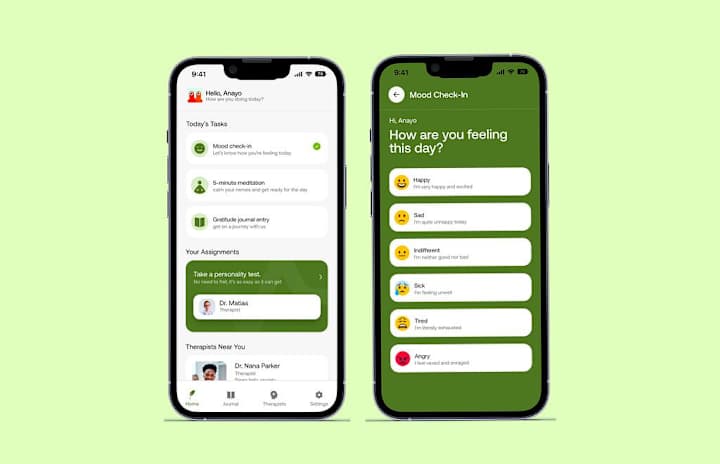 Cover image for Self Care, Mental Health and Therapy App