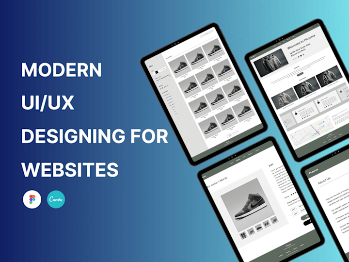 Cover image for Modern UI/UX Designs for Websites