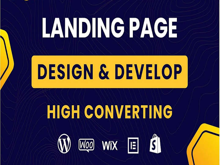 Cover image for  Make website development & website design, landing page design