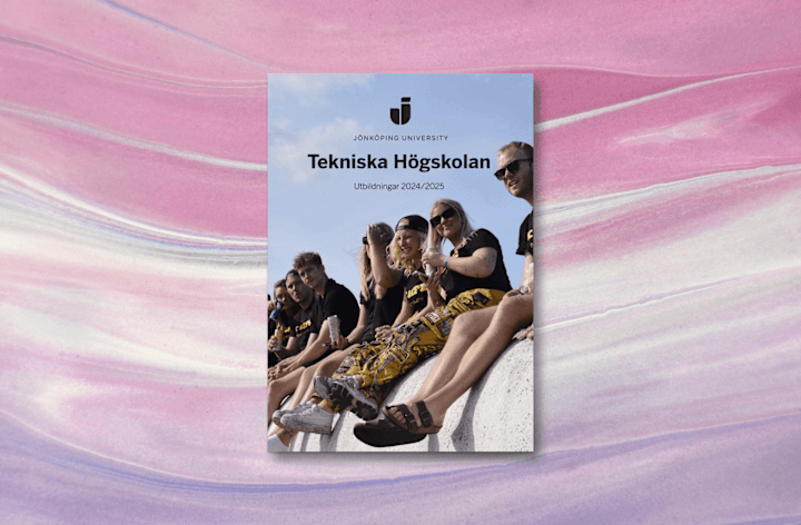 Cover image for Catalogue cover competition for Jönköping University!