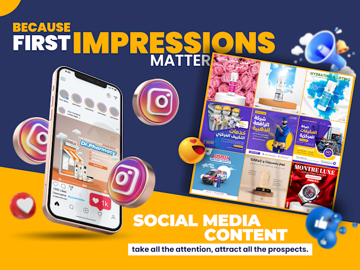 Cover image for Monthly Social Media Content Creation