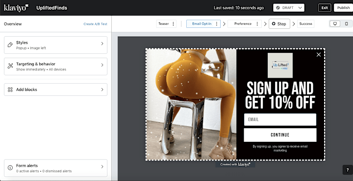 Cover image for Klaviyo Email Marketing Campaign for E-commerce