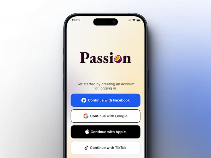 Cover image for Passion - a location based dating app