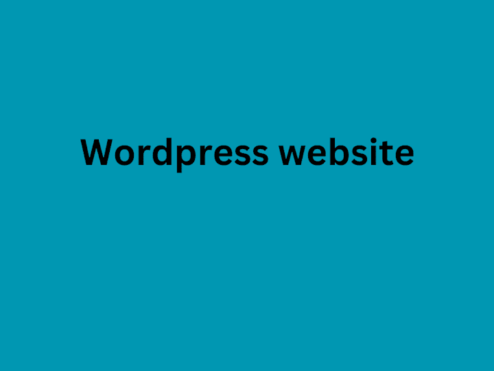 Cover image for I will build wordpress website, design & redesign wordpress 