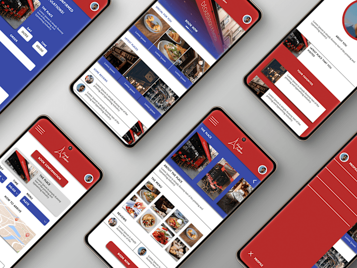 Cover image for French restaurants app