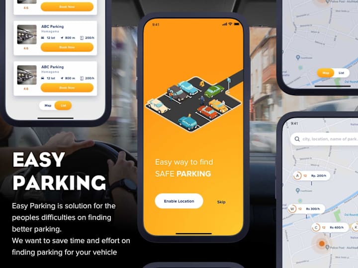 Cover image for Easy Parking Mobile Application