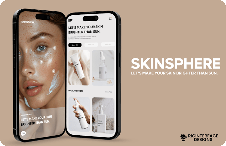 Cover image for E commerce skin care| Mobile app | UI UX