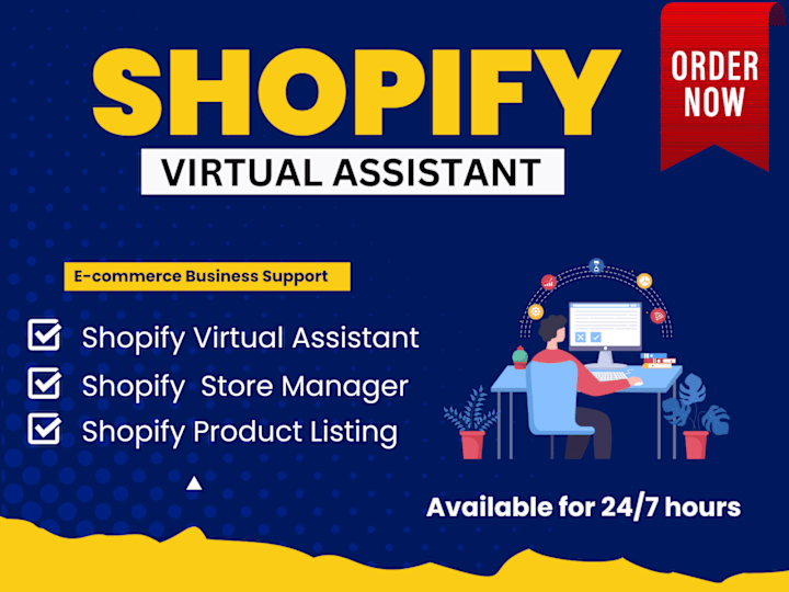 Cover image for Shopify Virtual Assistant | Store Setup & Product Listing Expert