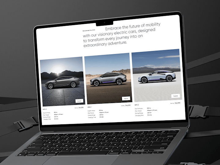 Cover image for HiPhi Automotive Website