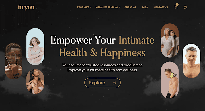 Cover image for Designed A Responsive Website For Inyou Wellness Brand