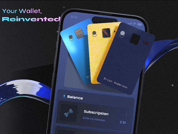 Cover image for 3D Fintech Card Design