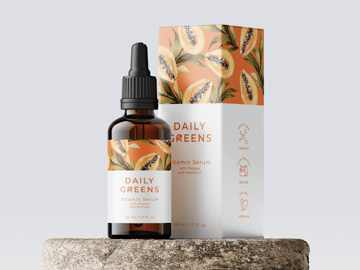 Cover image for Daily Greens Skincare Branding