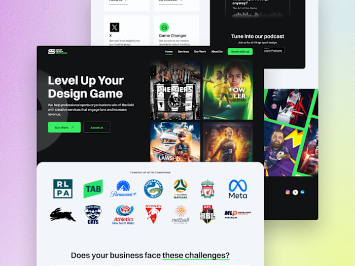 Cover image for Sport Design Australia | Webflow