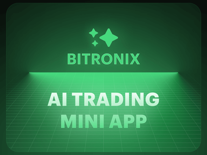 Cover image for Bitronix - GameFi AI crypto trading mini-app