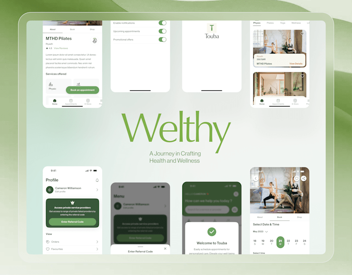 Cover image for Welthy App Design