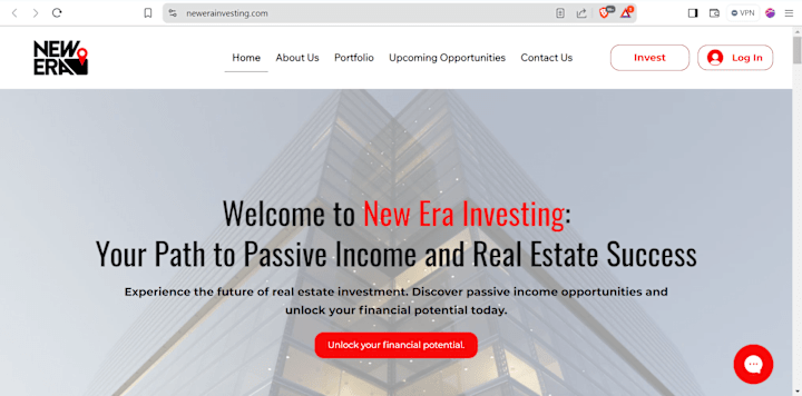 Cover image for Website Design & Content Development For Real Estate Investment 