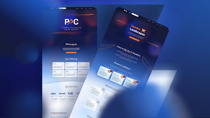 Cover image for PAC Website Design