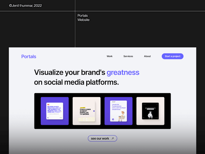 Cover image for Portals web design