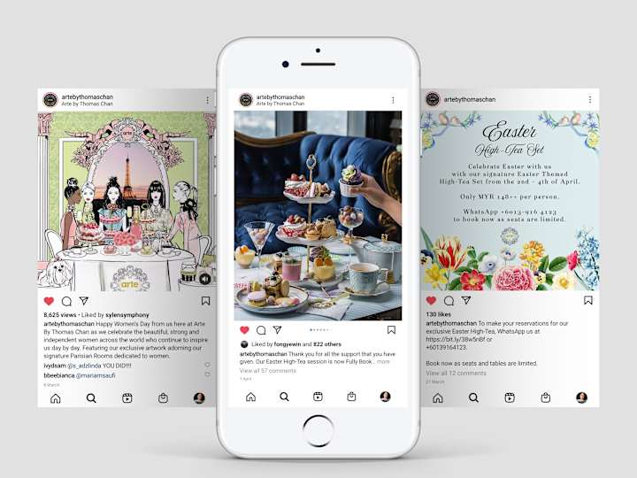 Cover image for High Tea Social Media Marketing for a Luxury Hotel