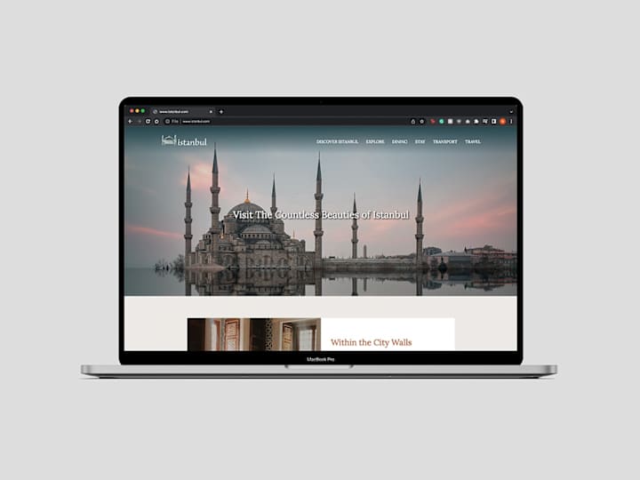 Cover image for Travel Website to Istanbul