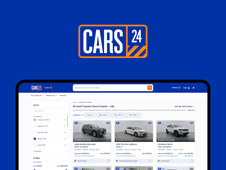 Cover image for Cars24 UAE: Redefining the Car Buying Experience