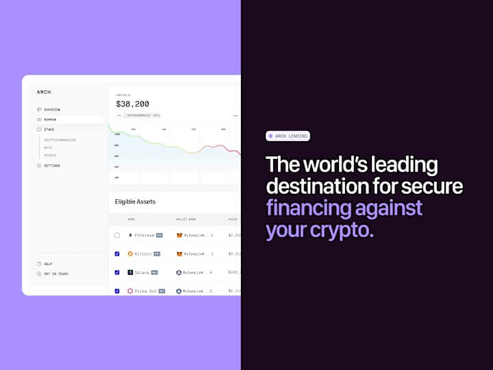 Cover image for Designing a crypto lending app that raised $5m