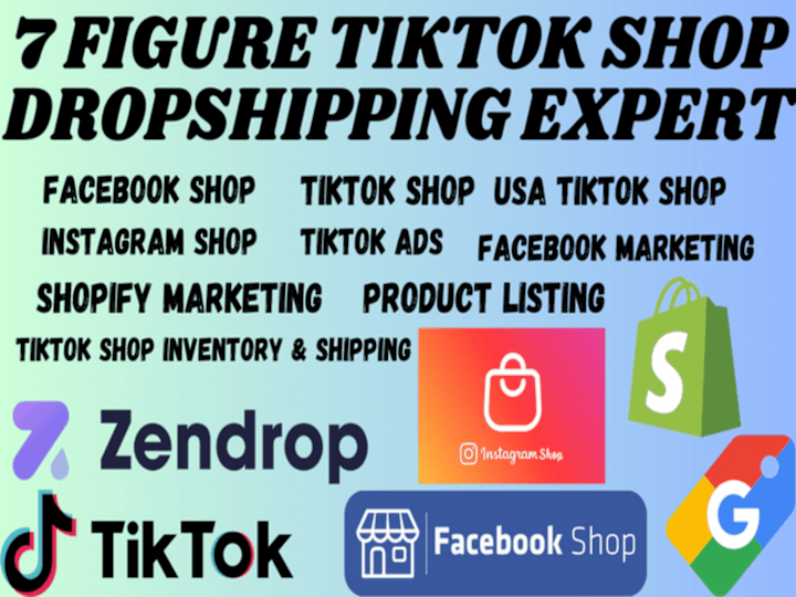 Cover image for setup usa tiktok shop integrate zendrop to tiktok shop for usa
